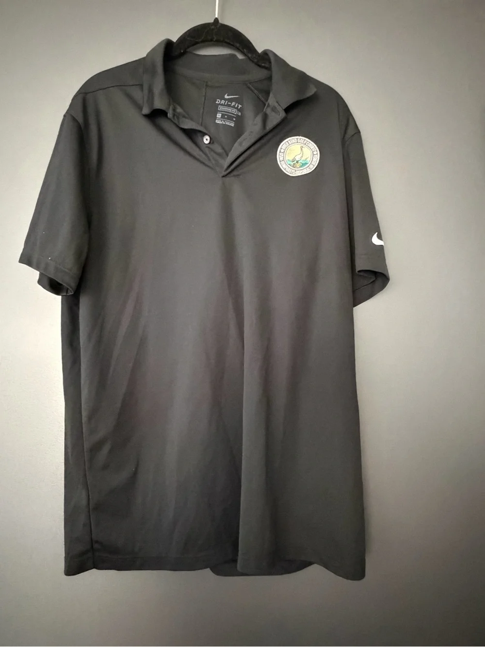 Nike Black Men's Golf Polo from Golf Course